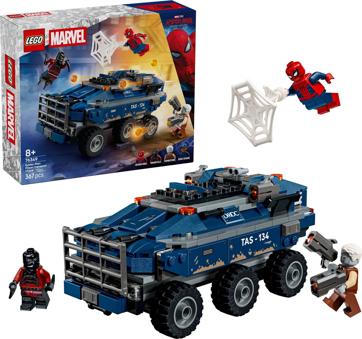 76349 Spider-Man Prison Transport Chase product image 1, provided for visual reference and product detail review
