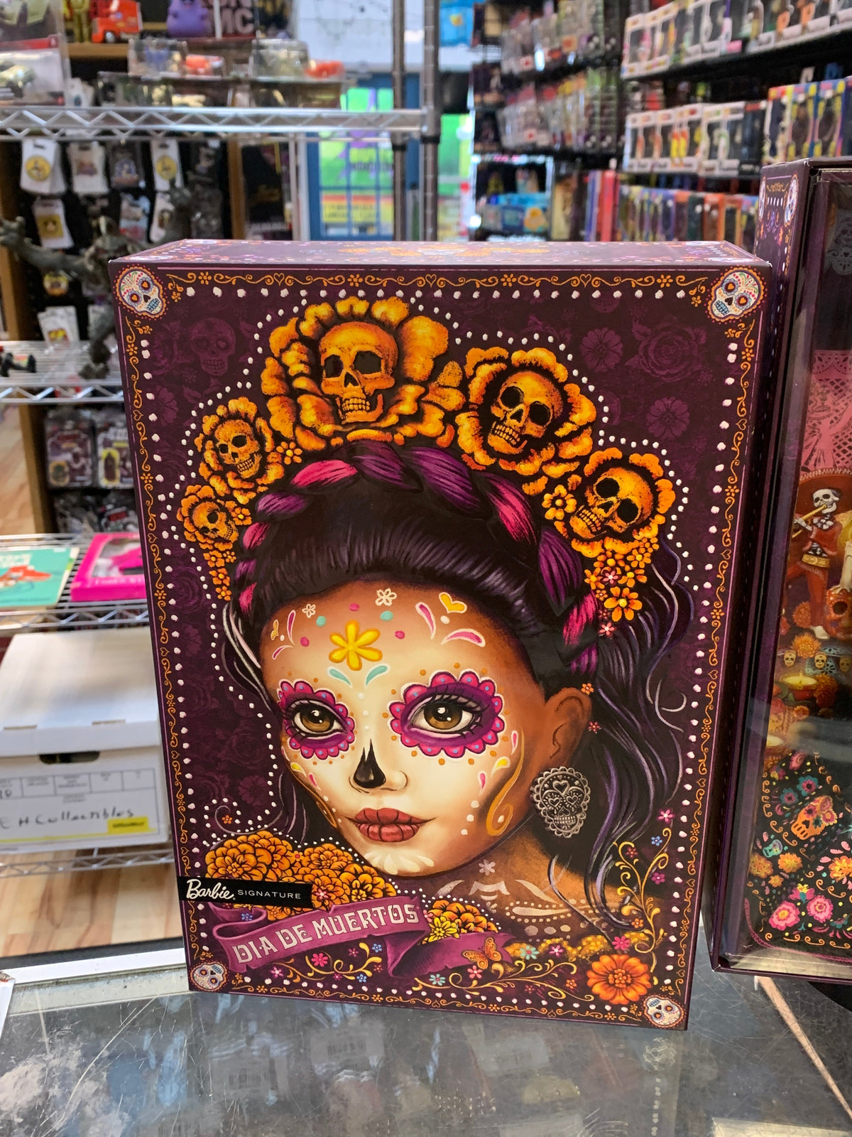 Dia De Muertos Day Of The Dead Barbie Doll #GXL27 (Barbie Signature, Mattel) NEW product image 8, provided for visual