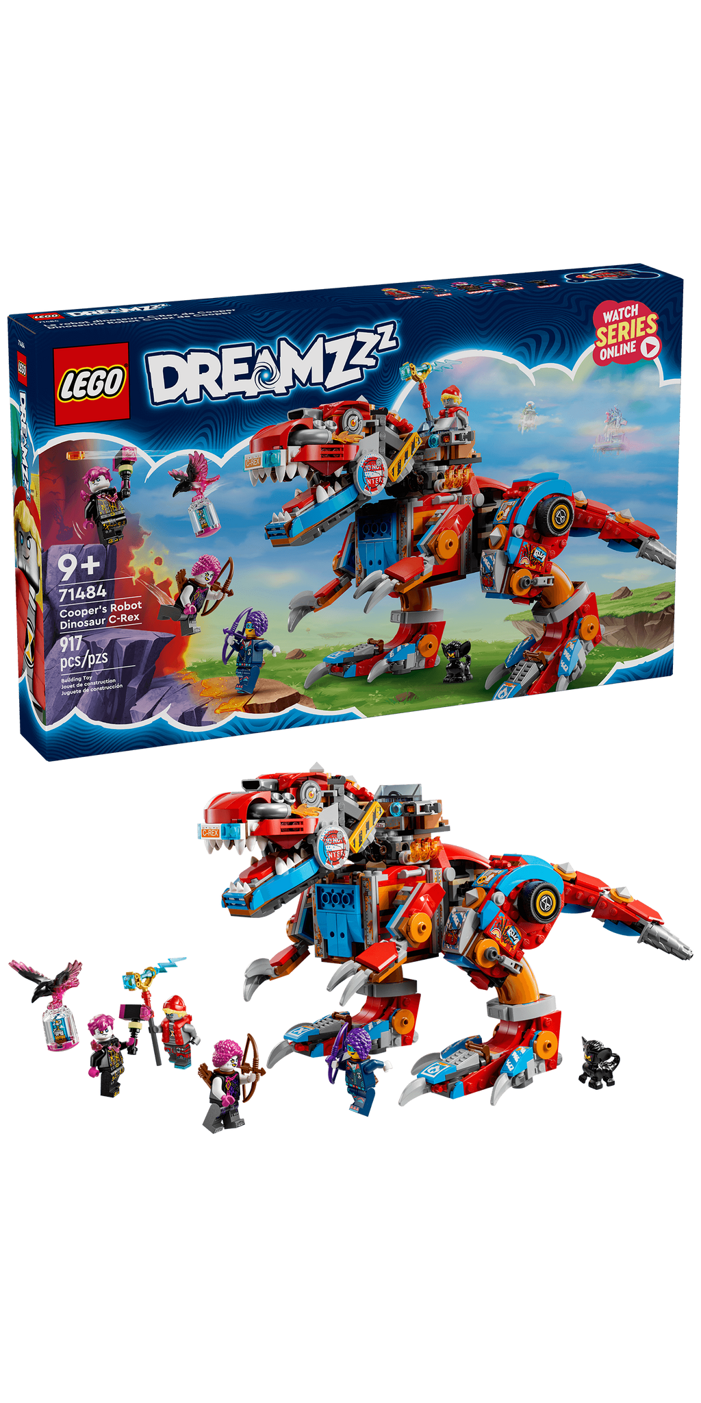 71484 LEGO Dreamzz Cooper's Robot Dinosaur C-Rex product image 2, provided for visual reference and product detail review