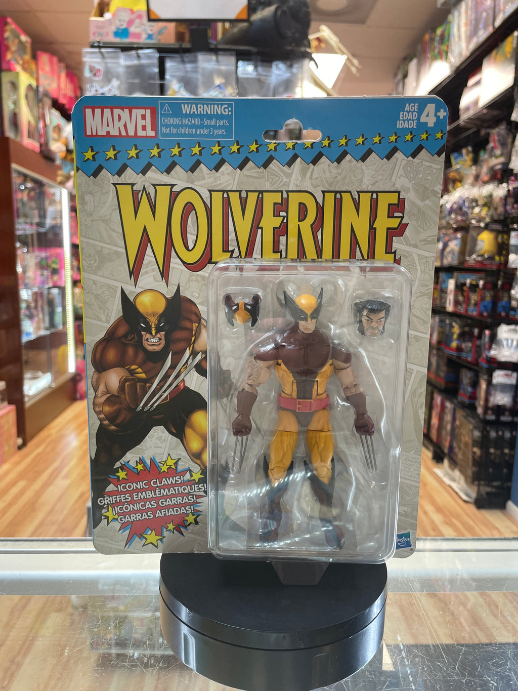 Wolverine Brown -Retro- (Marvel Legends, Hasbro) **SEALED** product image 1, provided for visual reference and product
