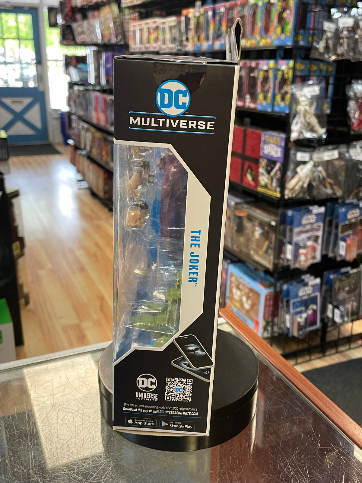 Heath Ledger Joker BAF Bane (McFarlane, DC Multiverse) SEALED product image 2, provided for visual reference and product