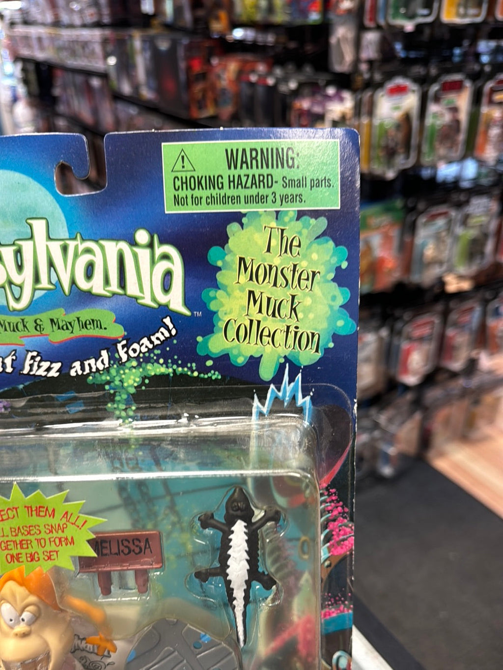 Rabid Ravin Melissa Screetch (Vintage Toonsylvania, Toy Island) SEALED product image 3, provided for visual reference and