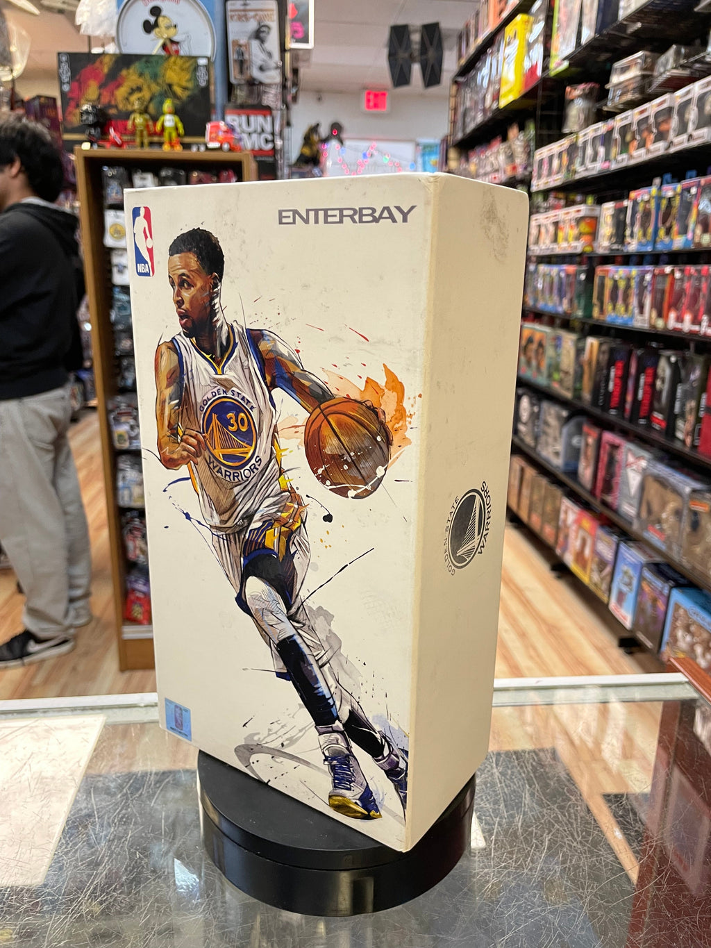 Stephen Curry Golden State Warriors 1/9 Scale (NBA Motion Masterpiece, Enterbay) **COMPLETE** product image 11, provided for