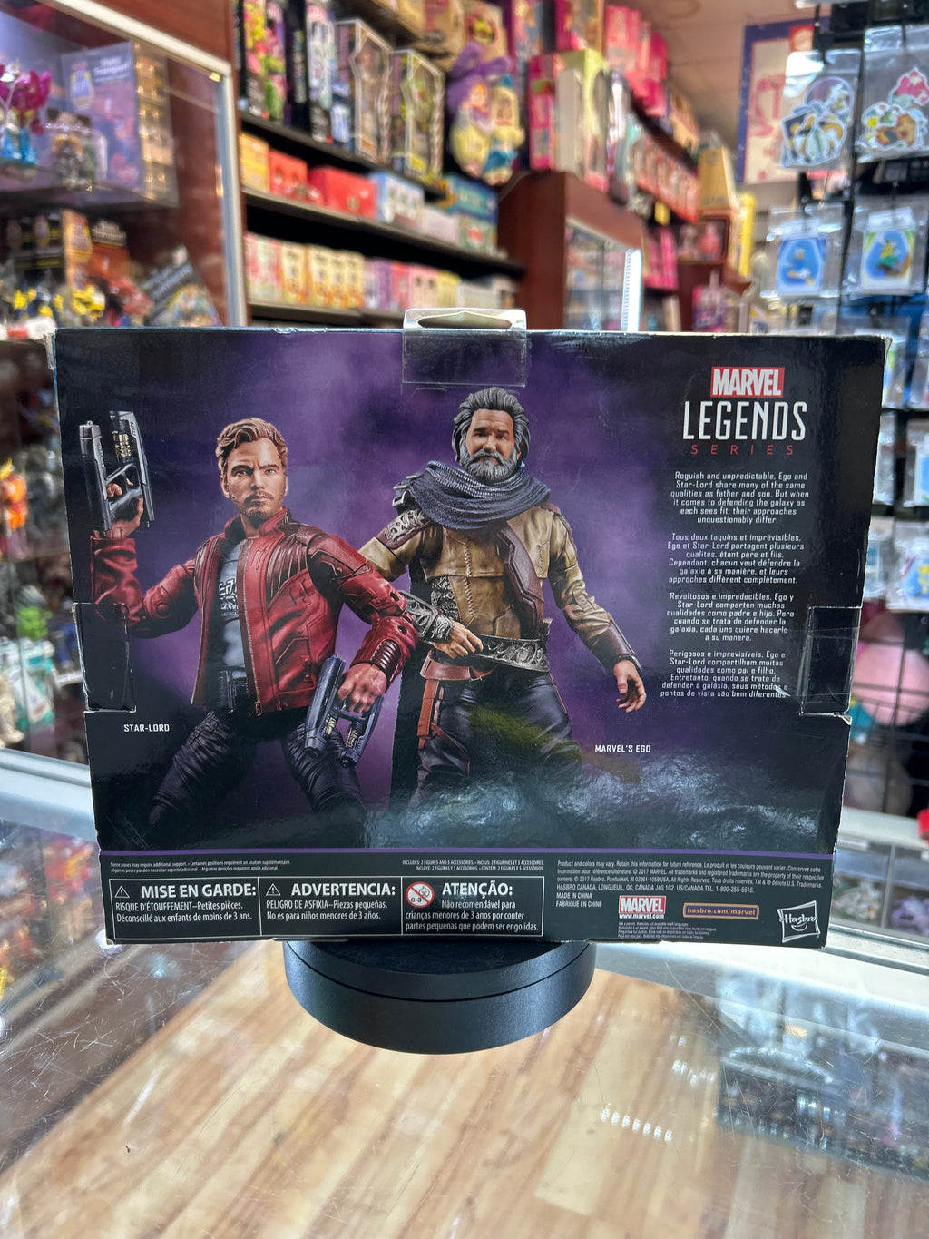 Star-Lord & Ego (Marvel Legends, Hasbro) *SEALED* product image 4, provided for visual reference and product detail review
