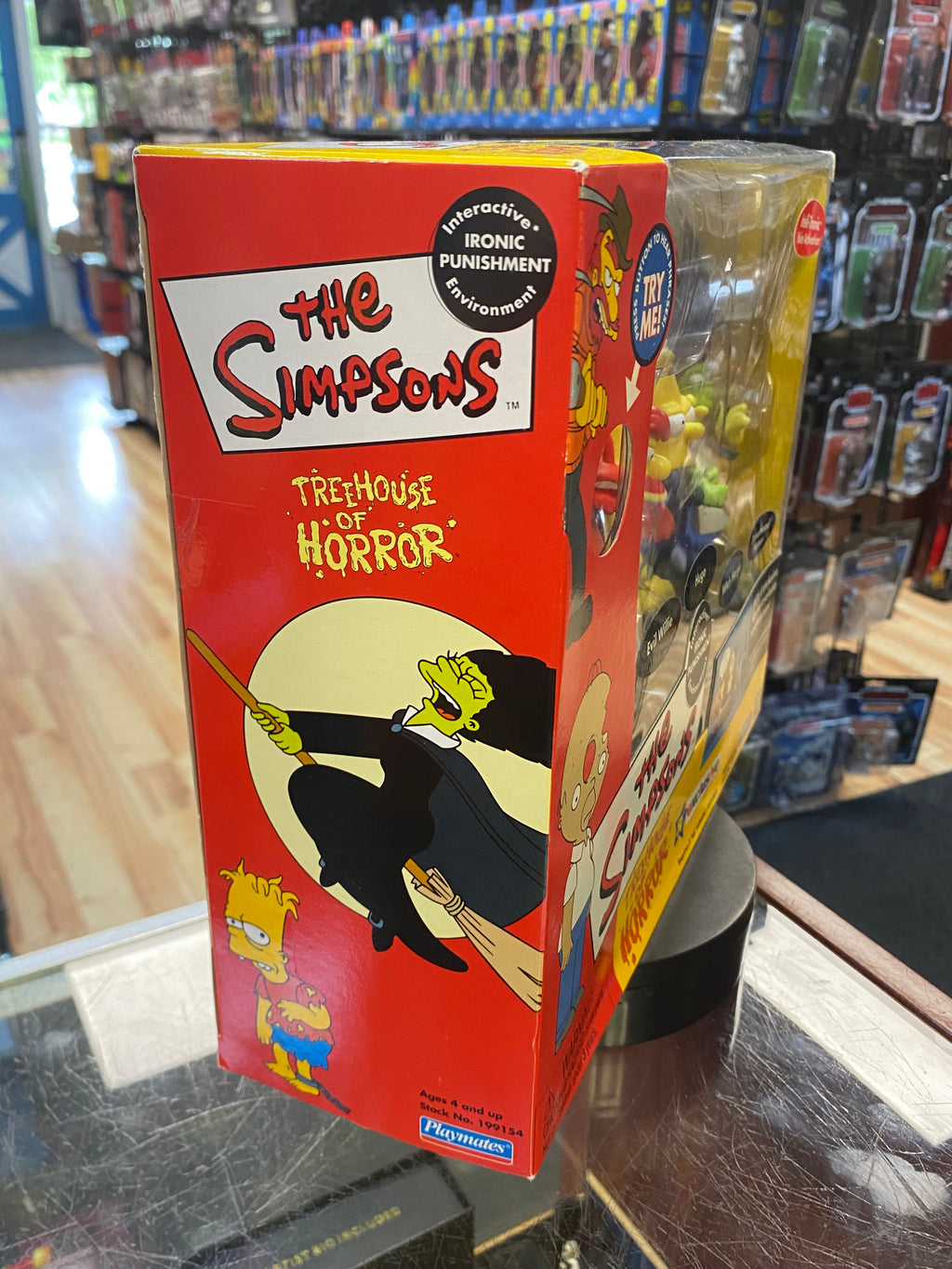 Treehouse of Horror Ironic Punishment (Vintage Simpsons, Playmates) SEALED product image 7, provided for visual reference