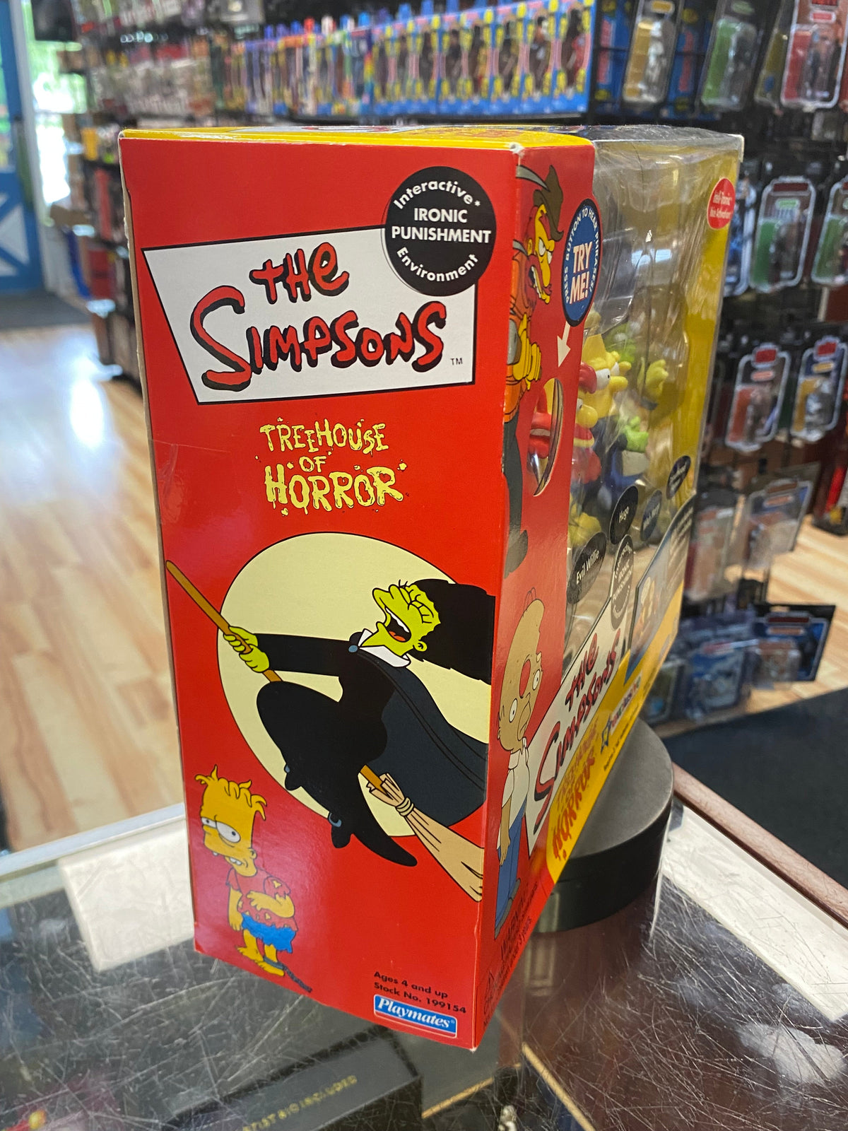 Treehouse of Horror Ironic Punishment (Vintage Simpsons, Playmates) SEALED product image 7, provided for visual reference
