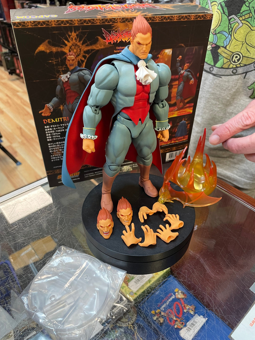 Demitri Prince Of Darkness (Darkstalkers, Capcom, Storm Collectibles) OPEN BOX/COMPLETE product image 3, provided for visual