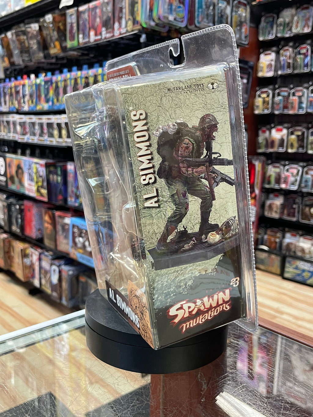 Al Simmons (Vintage Spawn Mutations, McFarlane) SEALED product image 2, provided for visual reference and product detail