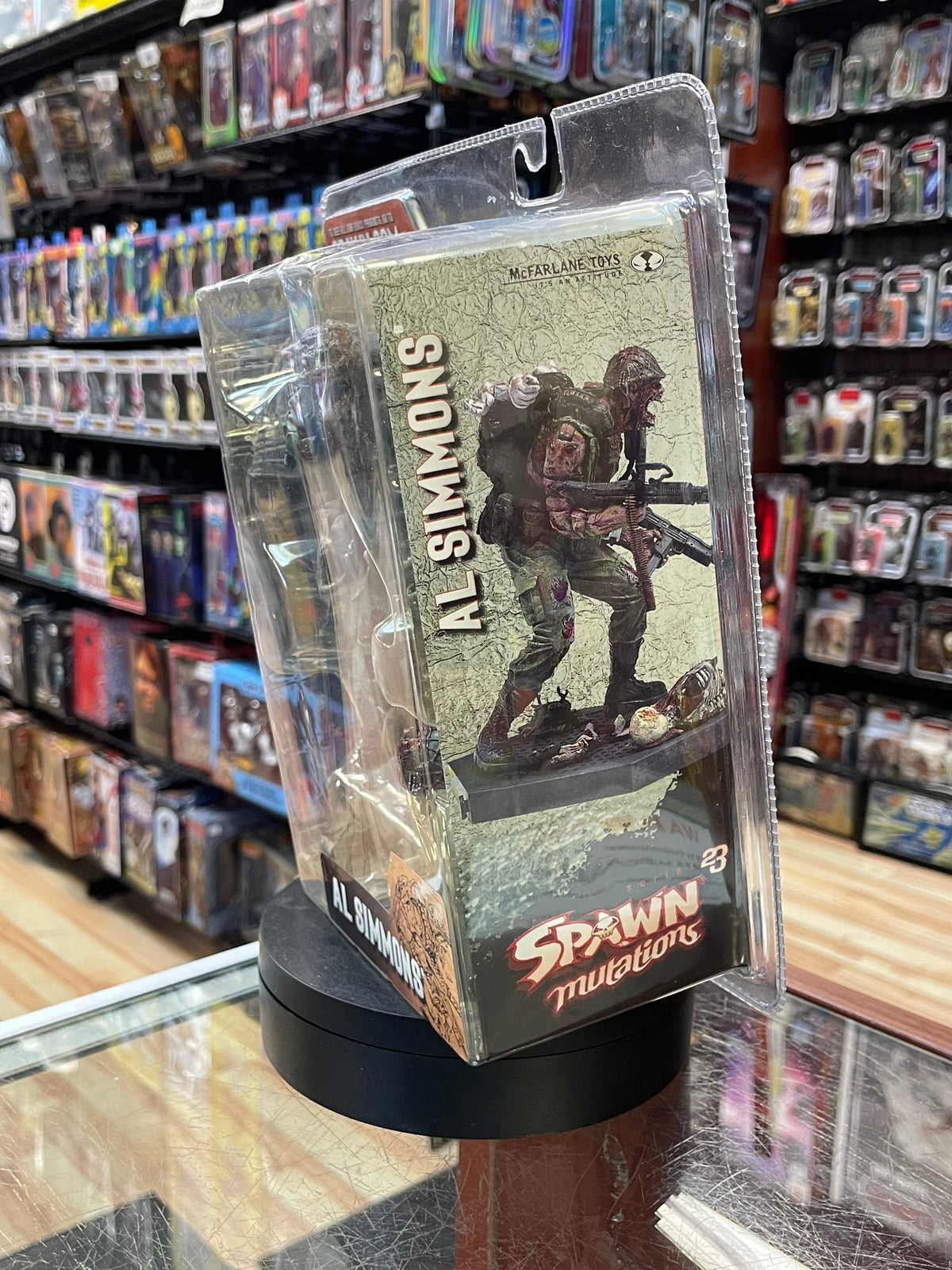 Al Simmons (Vintage Spawn Mutations, McFarlane) SEALED product image 2, provided for visual reference and product detail