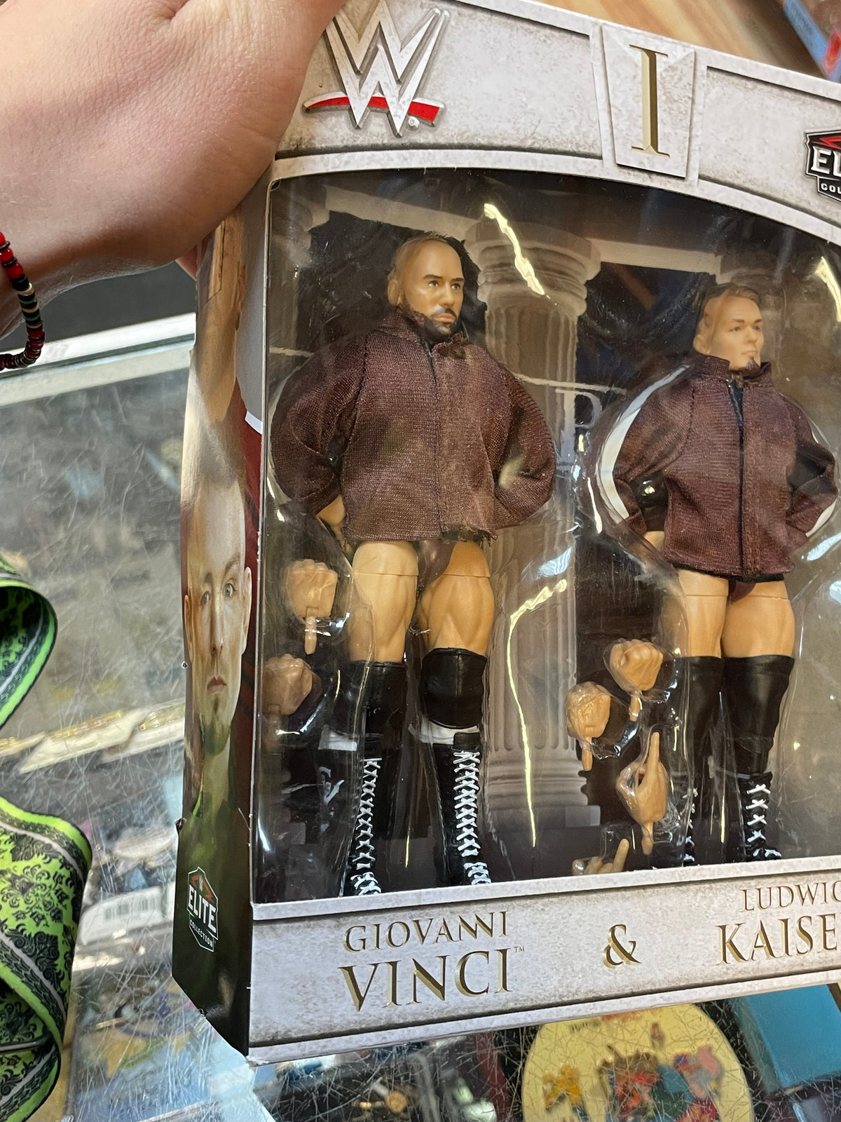 Imperium -Vinci & Kaiser- (WWE Elite, Mattel) **SEALED** product image 5, provided for visual reference and product detail