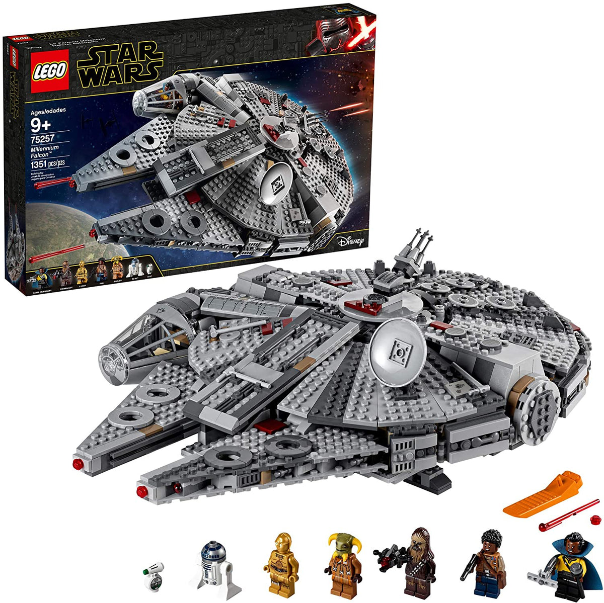 75257 Millennium Falcon (Open Box) (Sealed Bags) product image 1, provided for visual reference and product detail review