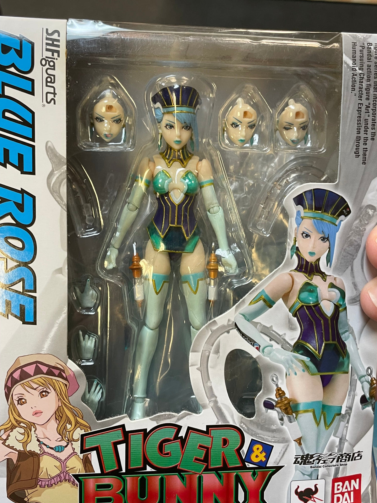 Blue Rose (Tiger & Bunny, Bandai SH Figuarts) *SEALED* product image 7, provided for visual reference and product detail