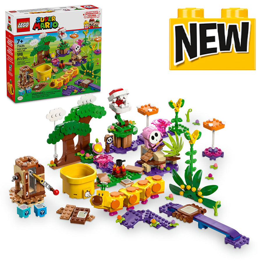 71434 LEGO Super Mario: Soda Jungle Maker Set product image 1, provided for visual reference and product detail review