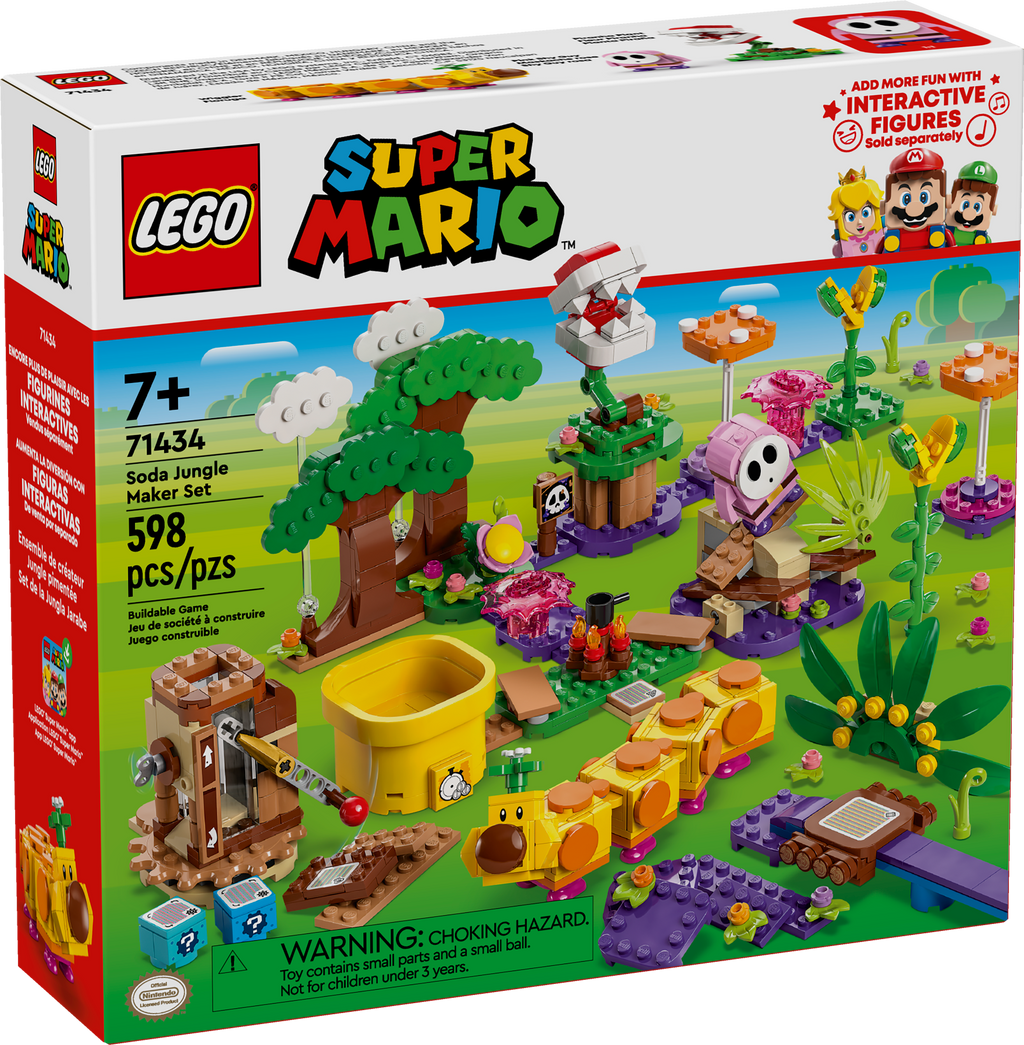 71434 LEGO Super Mario: Soda Jungle Maker Set product image 3, provided for visual reference and product detail review