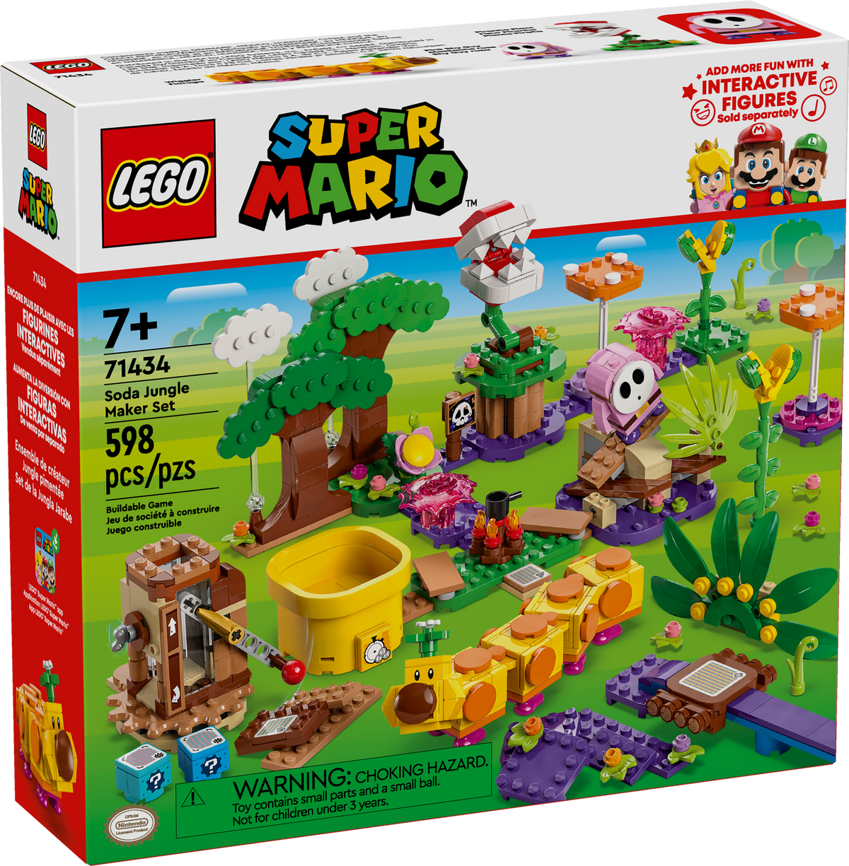71434 LEGO Super Mario: Soda Jungle Maker Set product image 3, provided for visual reference and product detail review