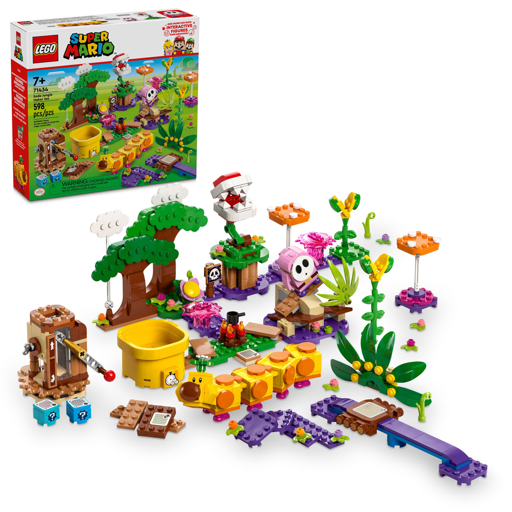 71434 LEGO Super Mario: Soda Jungle Maker Set product image 2, provided for visual reference and product detail review