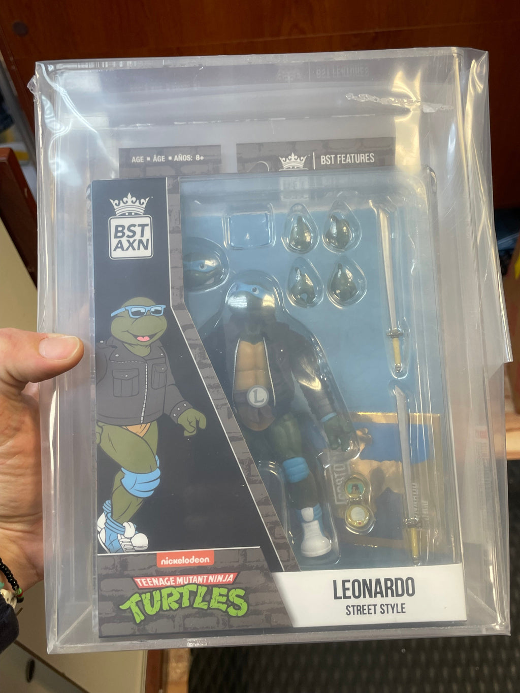 Street Style Leonardo Prototype (TMNT Ninja Turtles, Loyal Subjects BST) **CAS GRADED 85+ product image 5, provided for