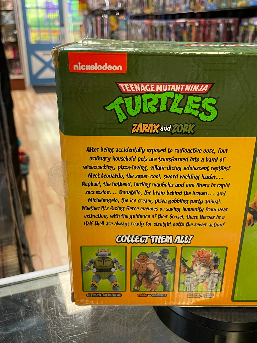 Zarax & Zork 1799 (NECA, TMNT Ninja Turtles) *SEALED* product image 5, provided for visual reference and product detail