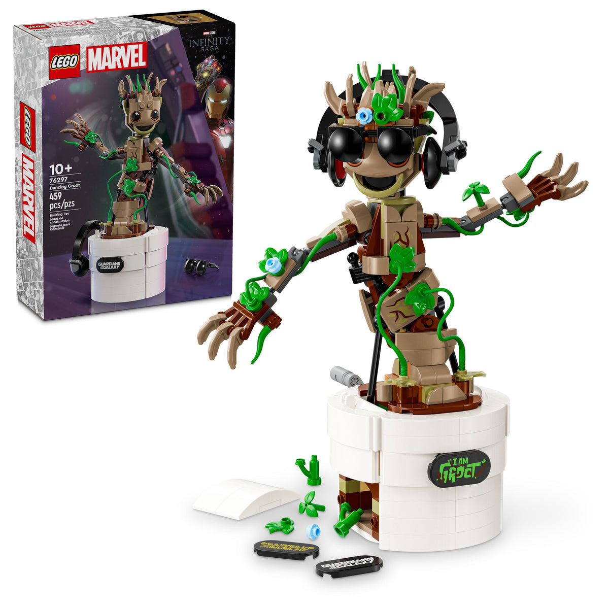 76297 LEGO Marvel: Dancing Groot product image 2, provided for visual reference and product detail review