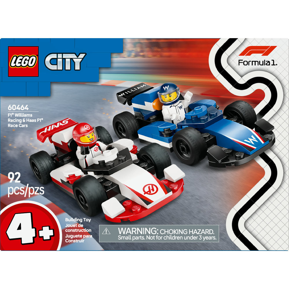60464 F1® Williams Racing & Haas F1® Race Cars product image 2, provided for visual reference and product detail review