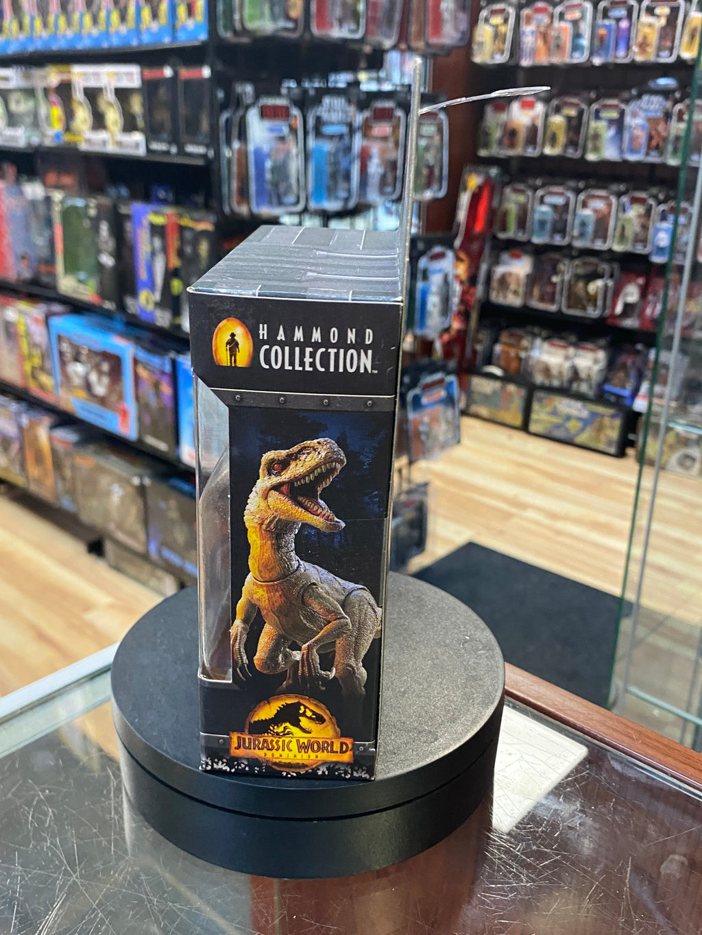 Atrociraptor Ghost (Jurassic Park Hammond Collection, Mattel) SEALED product image 2, provided for visual reference and