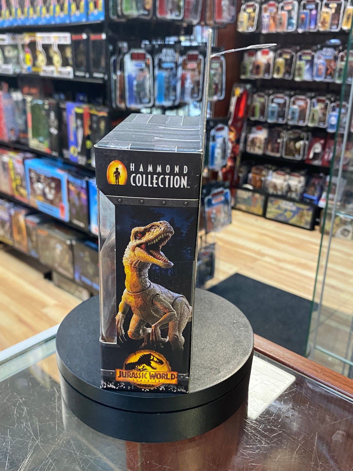 Atrociraptor Ghost (Jurassic Park Hammond Collection, Mattel) SEALED product image 2, provided for visual reference and