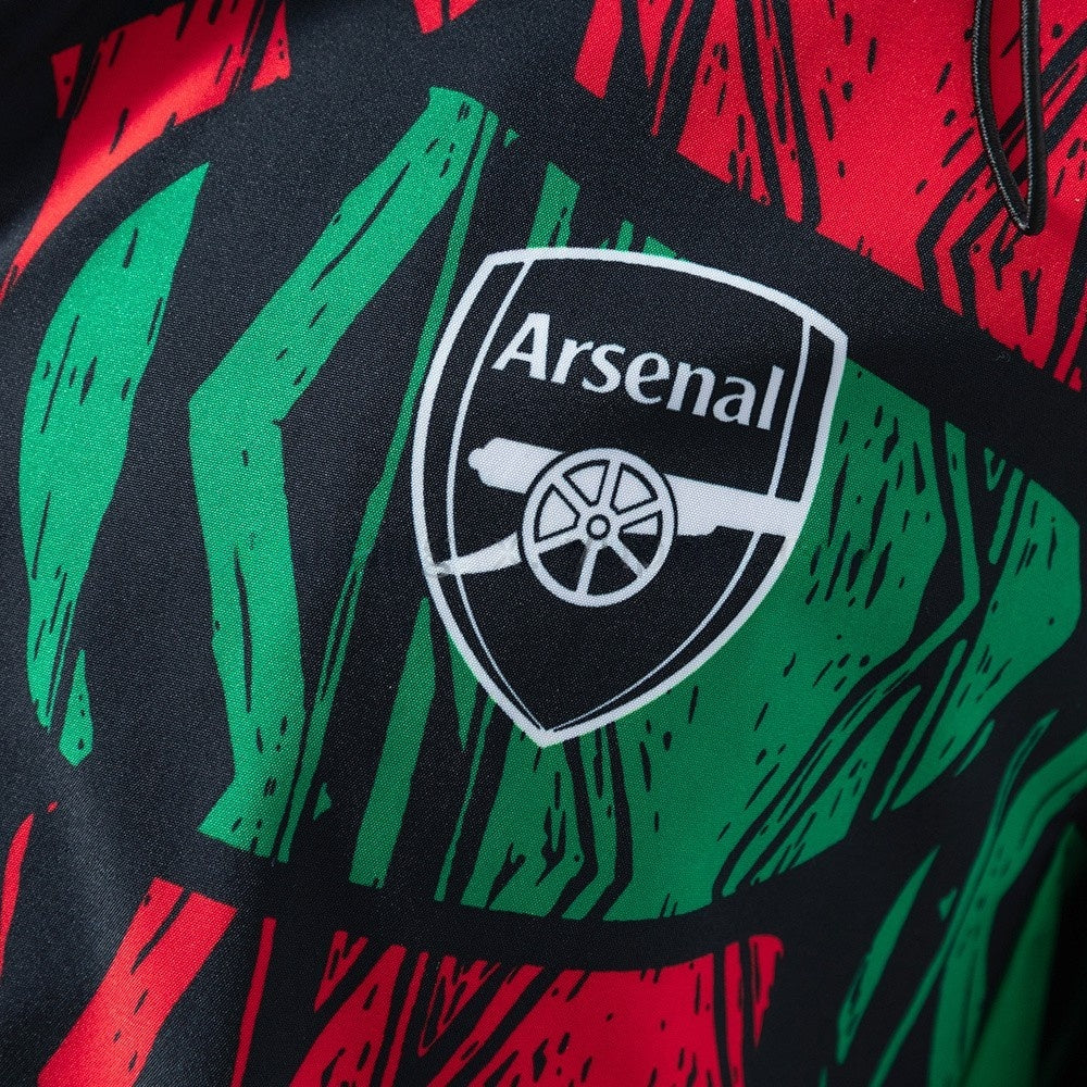 Arsenal Windbreaker 2025/26 Green Red Football Kit product image 6
