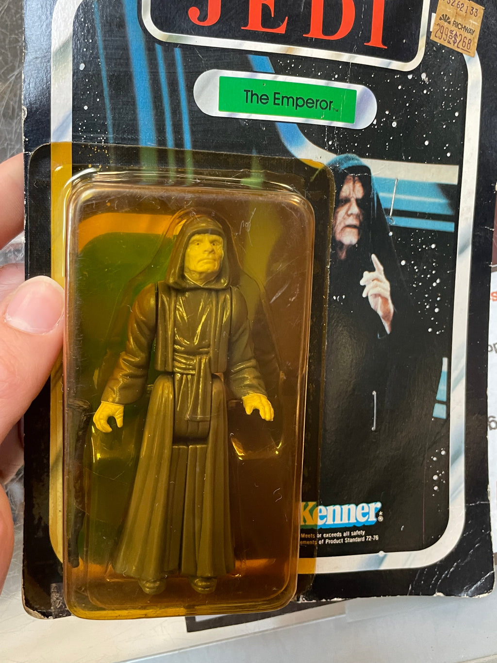 The Emperor ROTJ 9510 (Vintage Star Wars, Kenner) **SEALED** product image 12, provided for visual reference and product