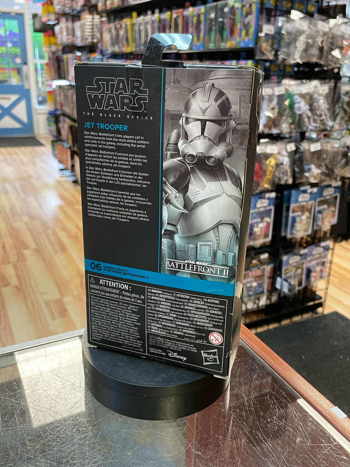 Jet Trooper Gaming Greats Battlefront 2 (Star Wars Black Series, Hasbro) SEALED product image 3, provided for visual