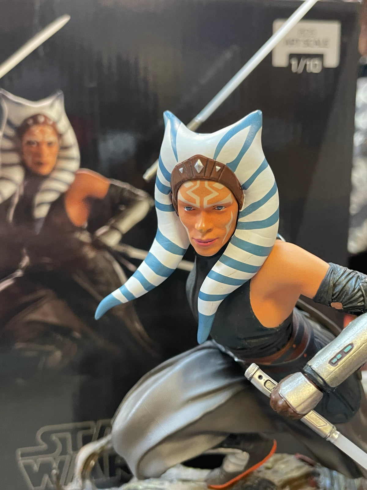 Ahsoka Tano 1/10 Polystone Statue BDS Art Scale (Star Wars, Iron Studios) COMPLETE product image 6, provided for visual