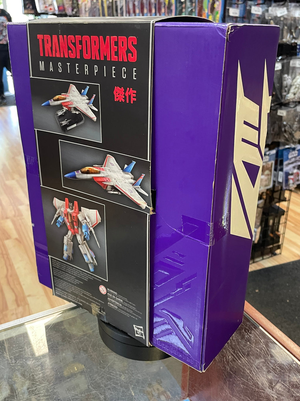 Starscream MP-07 -TRU Exclusive- (Transformers Masterpiece, Hasbro) **SEALED** product image 3, provided for visual