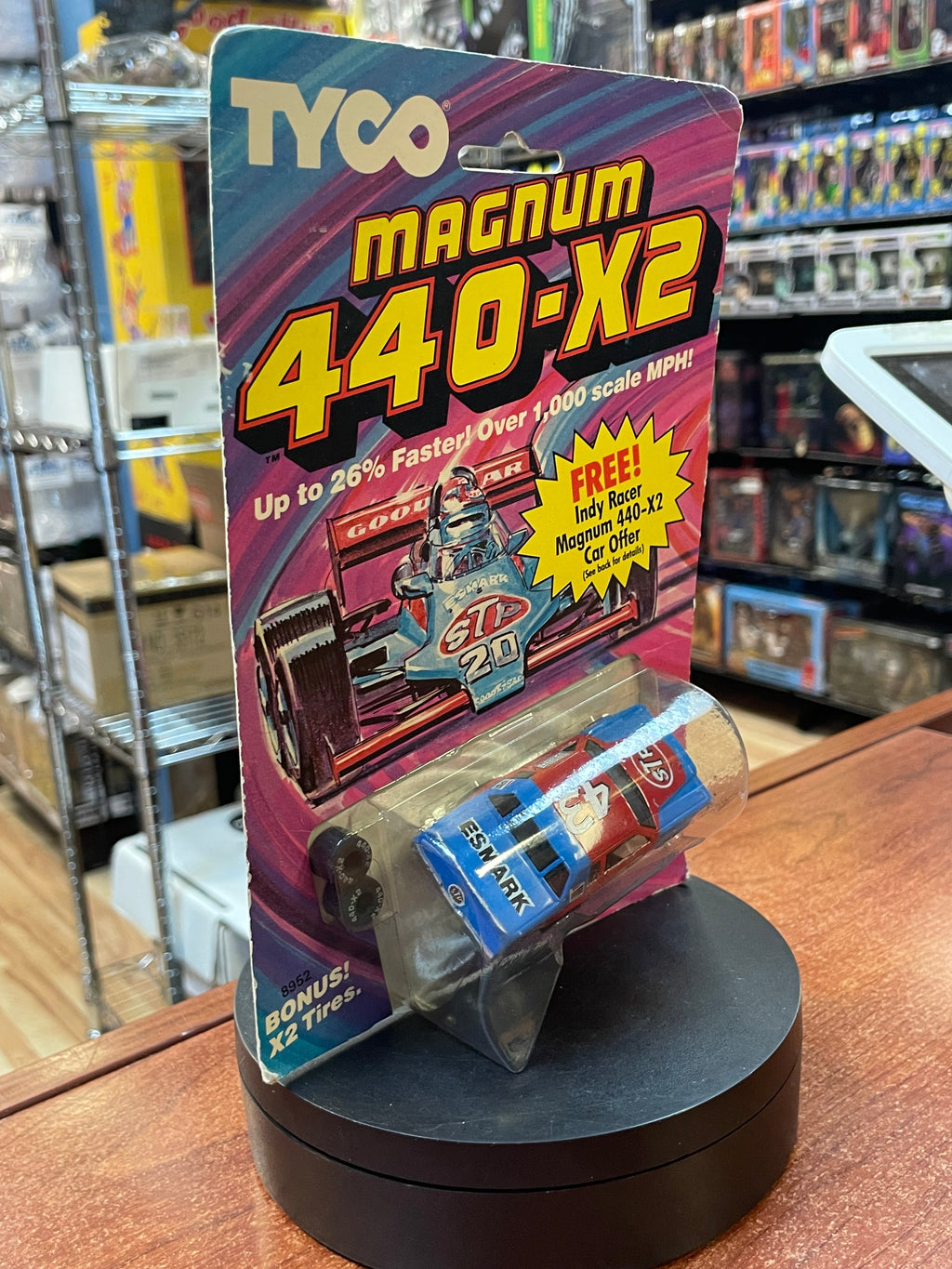 Richard Petty Esmark 8942 (Vintage Slot Car, TYCO) SEALED product image 3, provided for visual reference and product detail