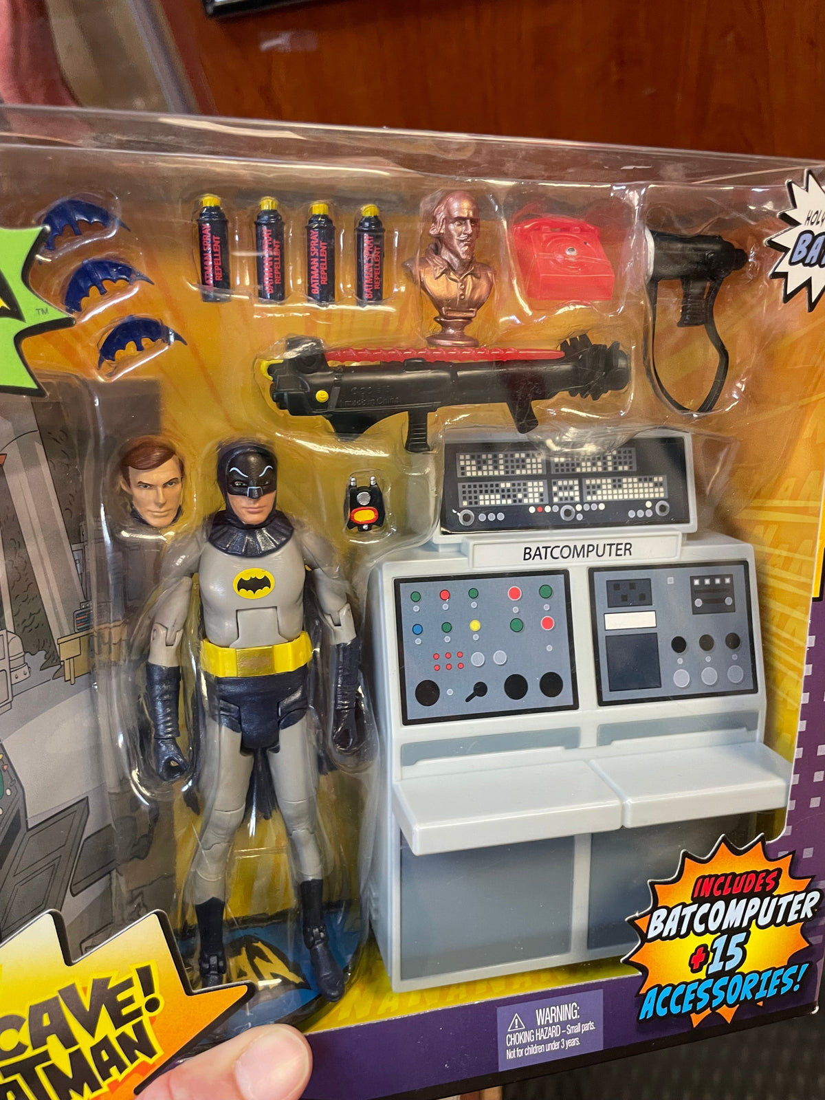 Batcave Batman (Batman Classic TV, Mattel) SEALED product image 6, provided for visual reference and product detail review