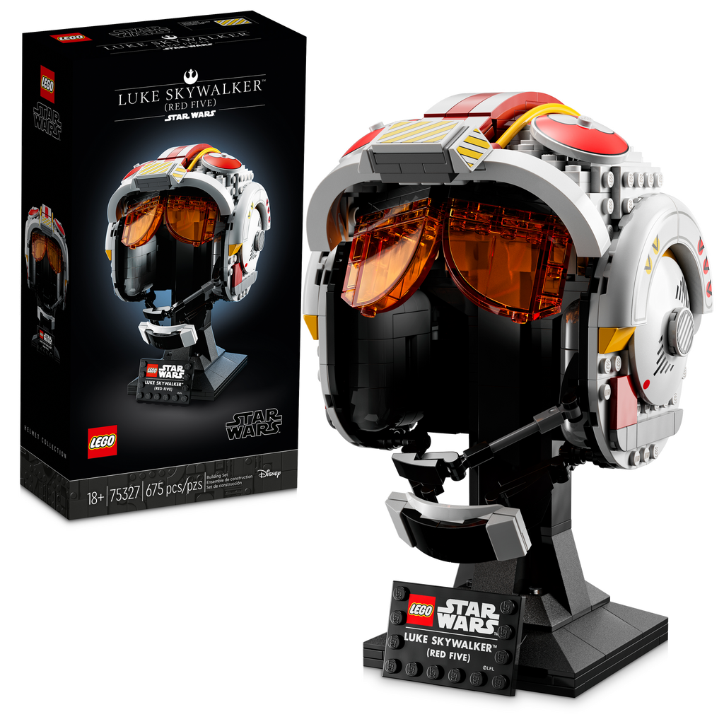 75327 Luke Skywalker (Red Five) Helmet (Retired) (Certified Complete) product image 1, provided for visual reference and