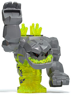 PM015 Geolix with 3 Crystals on Back (Rock Monster) product image 1, provided for visual reference and product detail review