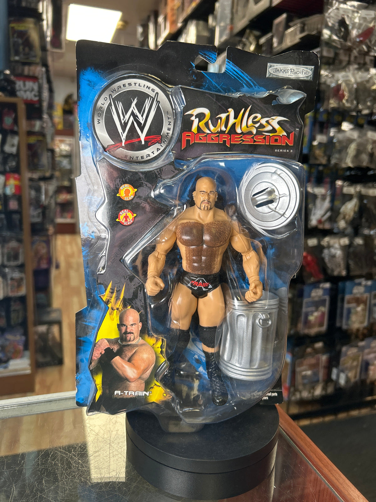 A Train -Ruthless Aggression- (Vintage WWE, Jakks) **SEALED** product image 1, provided for visual reference and product