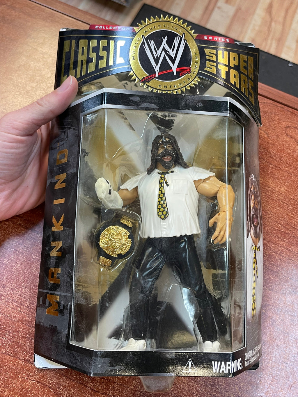 Mankind (WWF Classic Superstars, Jakks) **SEALED** product image 3, provided for visual reference and product detail review