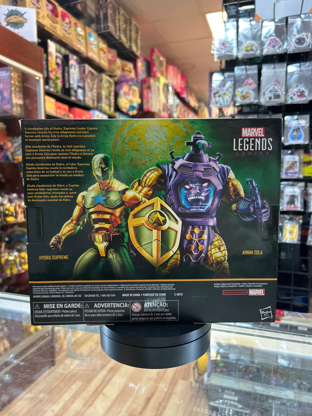 Hydra Supreme & Arnim Zola (Marvel Legends, Hasbro) *SEALED* product image 4, provided for visual reference and product