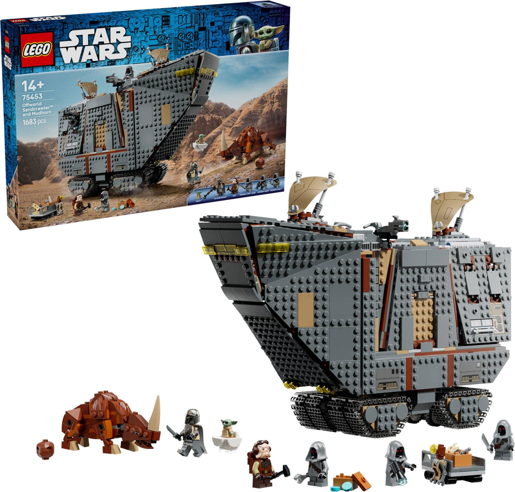 75453 Offworld Sandcrawler™ and Mudhorn product image 1, provided for visual reference and product detail review