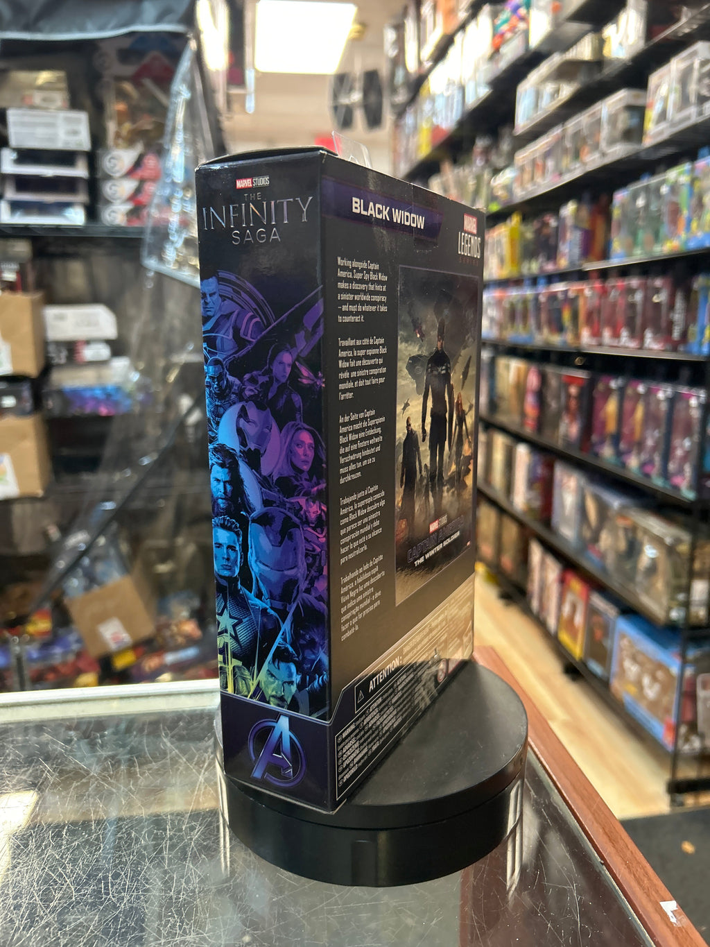 Black Widow -Infinity Saga- (Marvel Legends, Hasbro) **SEALED** product image 5, provided for visual reference and product