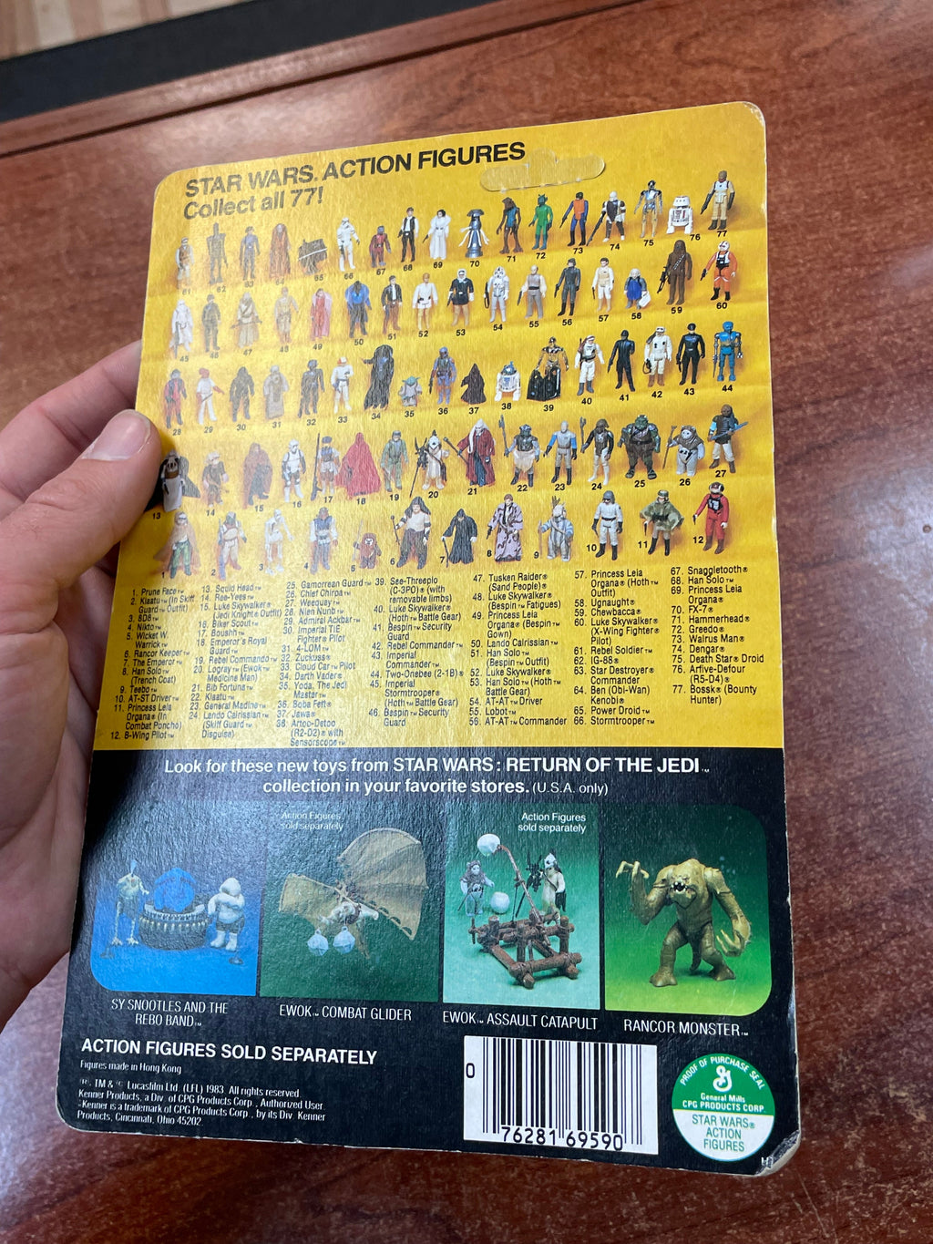 Sensorscope R2-D2 ROTJ 77 (Vintage Star Wars, Kenner) **SEALED** product image 14, provided for visual reference and product