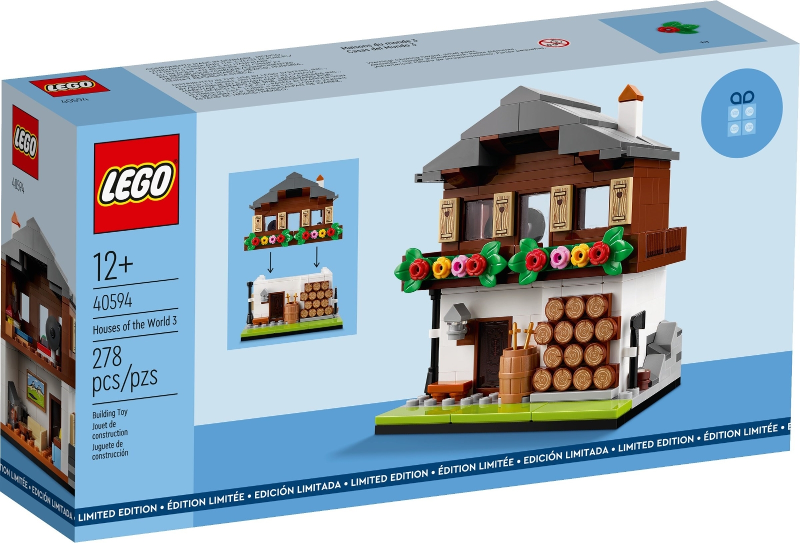 40594 Houses of the World 3 (Retired) (Certified Complete) product image 1, provided for visual reference and product detail