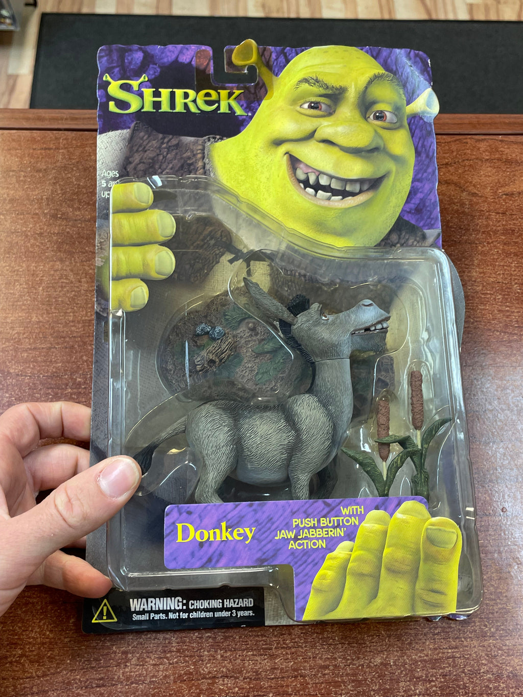 Jaw Jabberin Donkey (Vintage Shrek, McFarlane Toys) **SEALED** product image 7, provided for visual reference and product