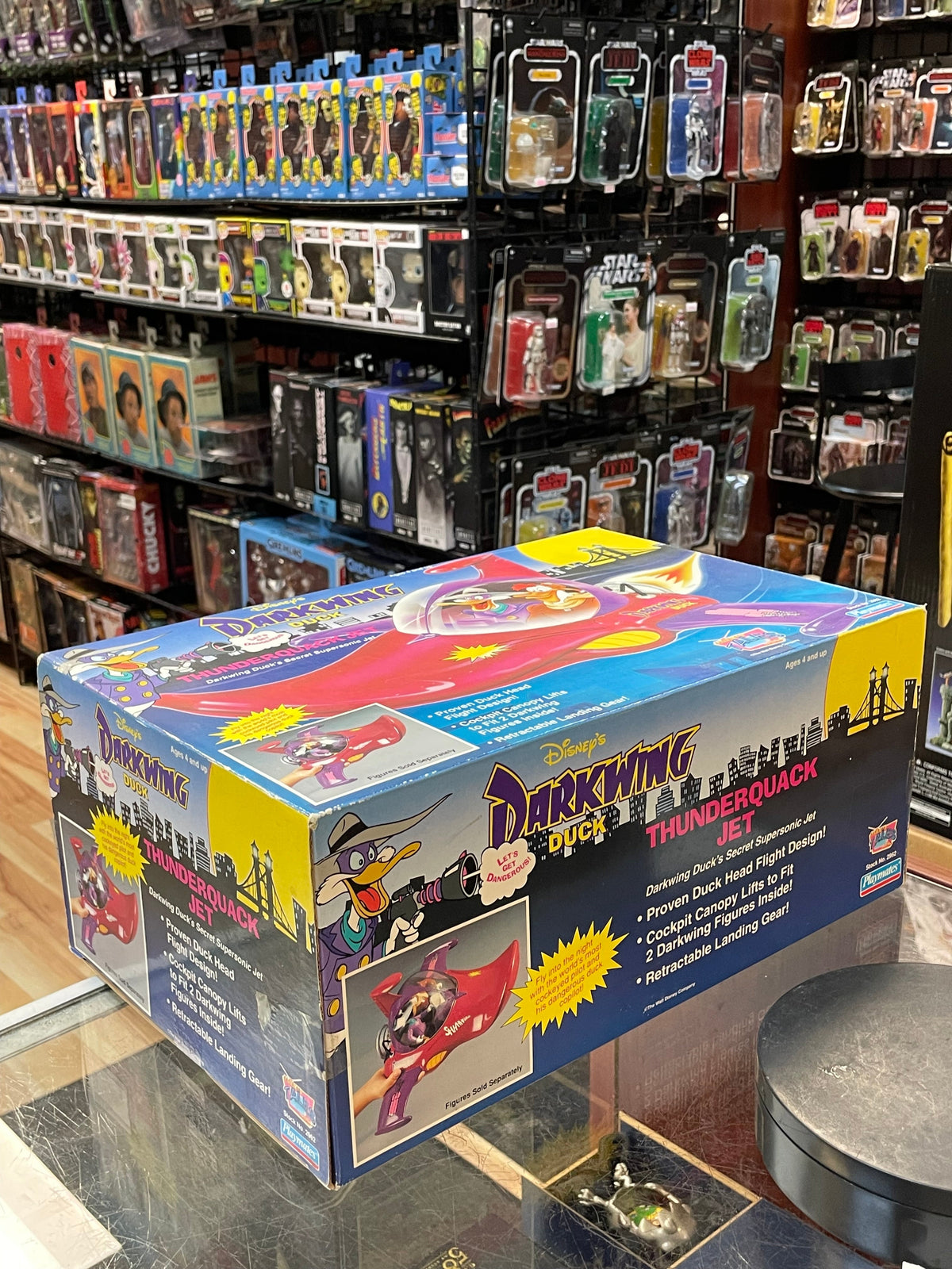 Thunderquack Jet (Disney Darkwing Duck, Playmates) **SEALED** product image 7, provided for visual reference and product