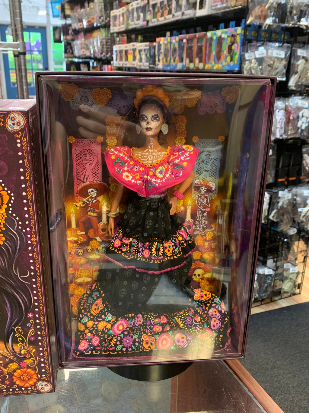 Dia De Muertos Day Of The Dead Barbie Doll #GXL27 (Barbie Signature, Mattel) NEW product image 2, provided for visual