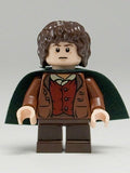 LOR028 Frodo Baggins - Reddish Brown Jacket, Dark Green Cape product image 1, provided for visual reference and product