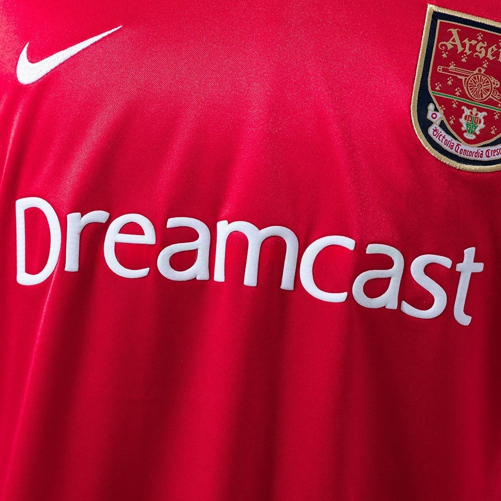 Arsenal Jersey 2001-02 Home Retro Football Kit Long Sleeves product image 7
