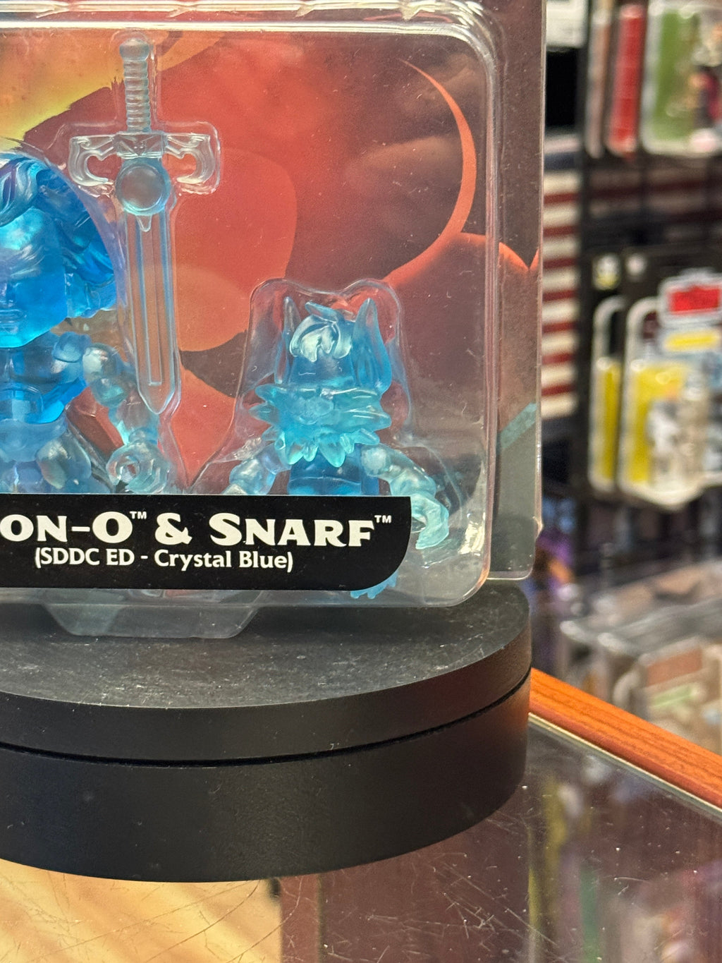 Translucent Lion-O & Snarf Crystal Blue (Thundercats, Loyal Subjects) **SDCC Exclusive** product image 4, provided for