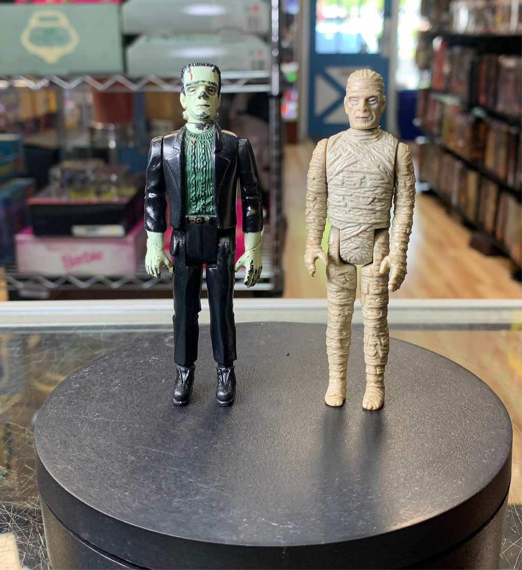 Frankenstein & Mummy (Vintage Universal Monster, Remco)**LOOSE** product image 8, provided for visual reference and product