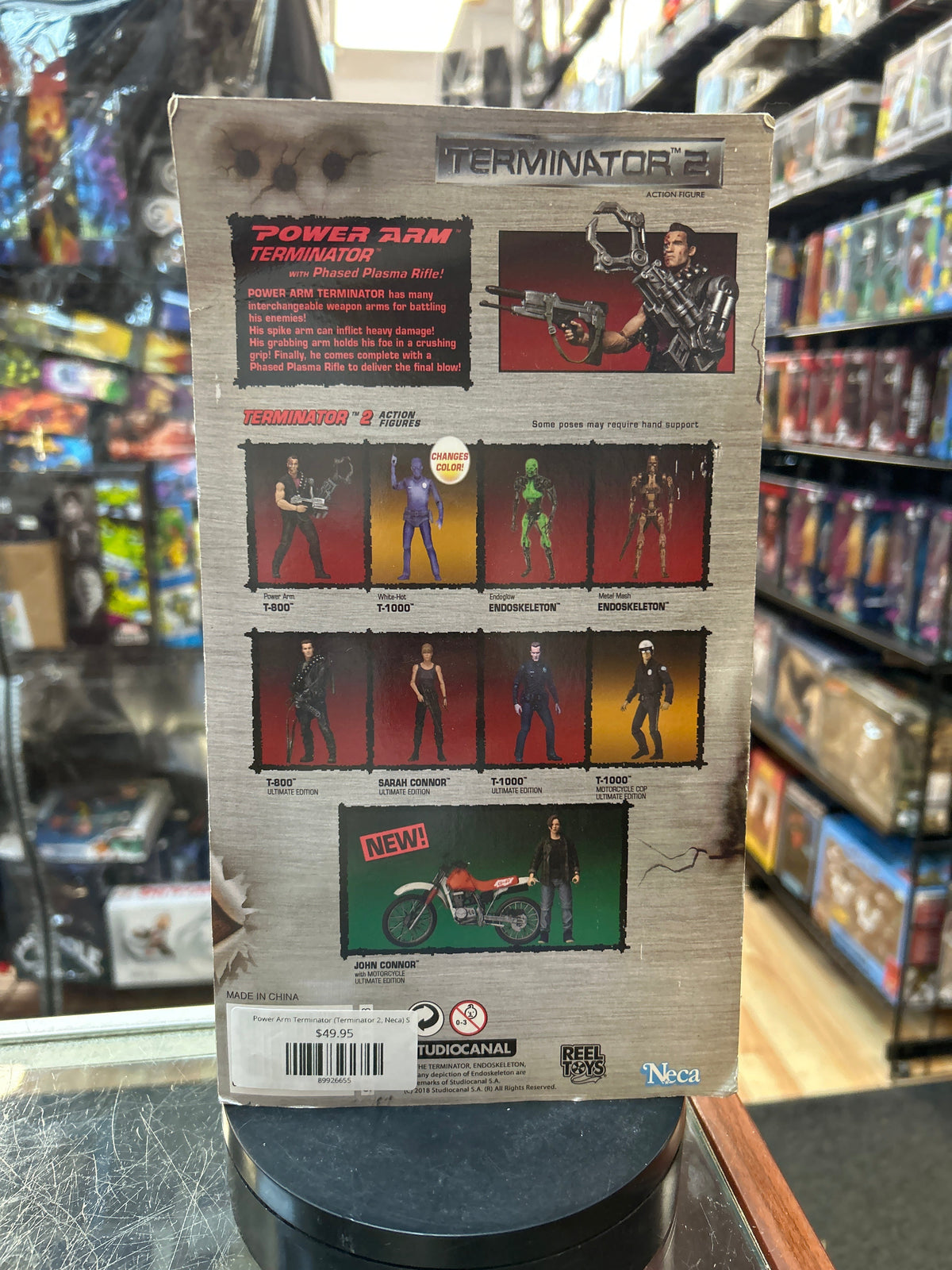 Power Arm Terminator (Terminator 2, Neca) SEALED product image 4, provided for visual reference and product detail review